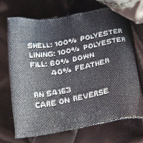 Kenneth Cole Reaction Down Feather Jacket Womens Size L Insulated Quilted Puffer - Picture 5 of 7